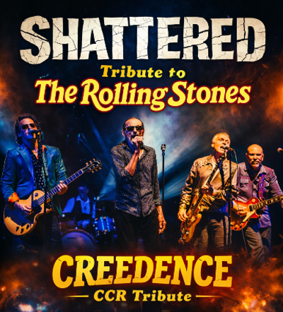 Image: Shattered - Rolling Stones Tribute, CREEDENCE - CCR Tribute