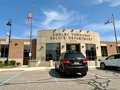 The Shelby Township Police Department is accused of violating state law by using public resources to support Donald Trump's presidential campaign.