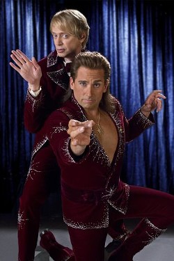 Shiny, shiny: Steve Buscemi and Steve Carell sparkle and flash in Incredible Burt Wonderstone.