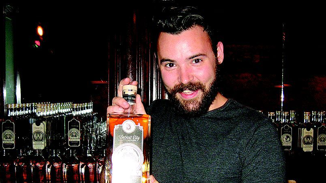 Sitting and drinking with Evan Dawber of Detroit City Distillery