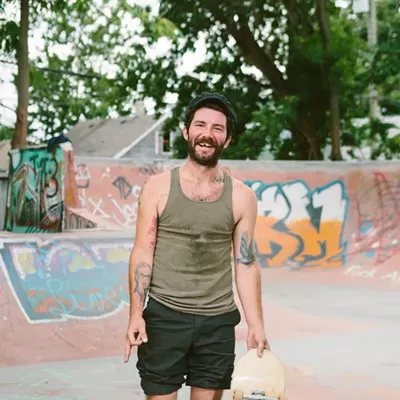 Image: Skateboarding at Ride it Sculpture Park in Detroit