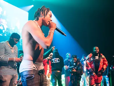 Skilla Baby and Tee Grizzley perform in Detroit on 313 Day.