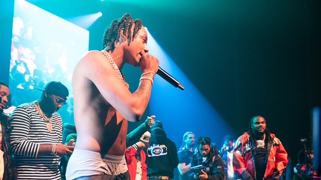Skilla Baby and Tee Grizzley perform in Detroit on 313 Day.