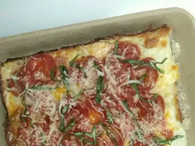 Joe Maino of the Slim Saucy’s pop-up learned how to make Detroit-style pizza under the award-winning Shawn Randazzo of St. Clair Shores.