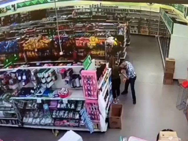 A man was caught on camera wiping his nose on a Dollar Tree store employee after being told he has to wear a face mask.