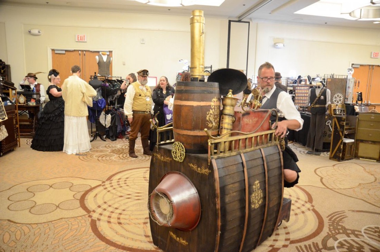Steampunk fashion took flight this weekend at Motor City Steam Con