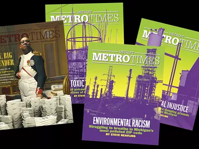 The covers from Metro Times's SPJ award-winning stories.