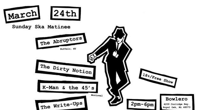 SUNDAY SKA MATINEE w/The Abruptors, The Dirty Notion, K Man & the 45s & The Write Ups