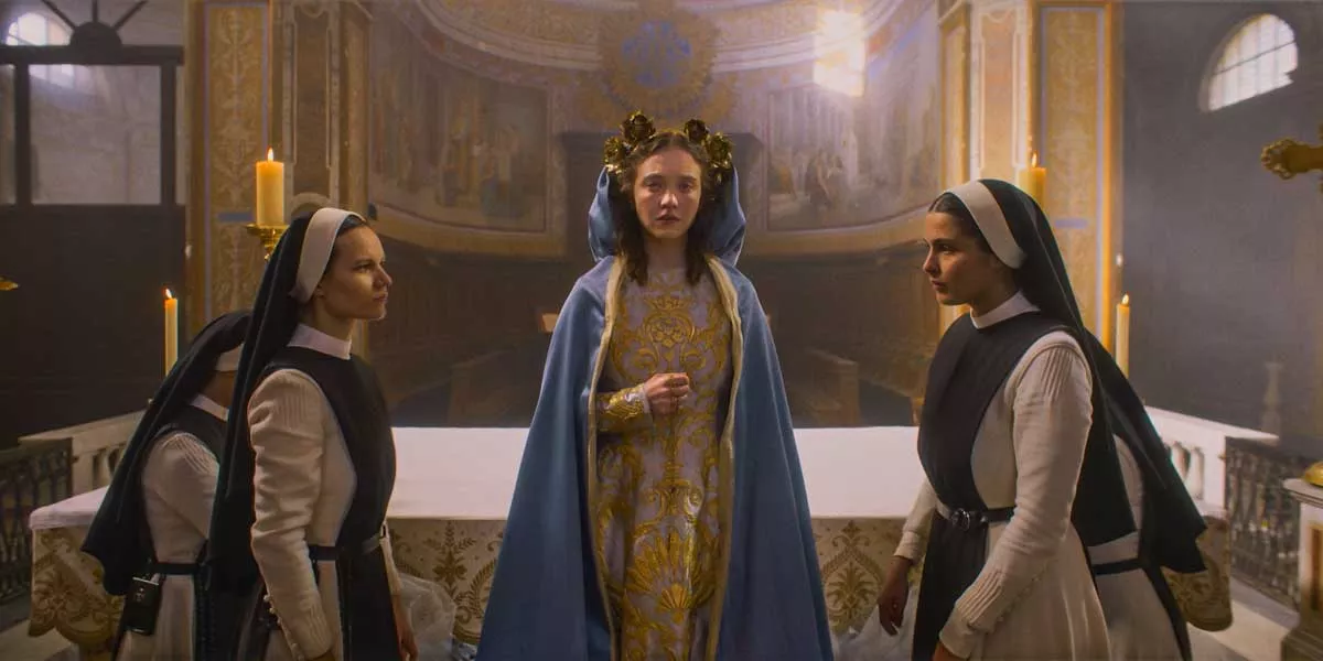 Image: Second to nun: Sydney Sweeney plays Sister Cecilia, the newest member of a convent with secrets.