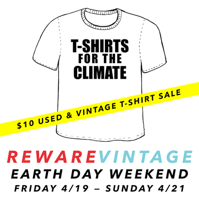 Image: Reware Vintage T-shirts for the Climate Sale