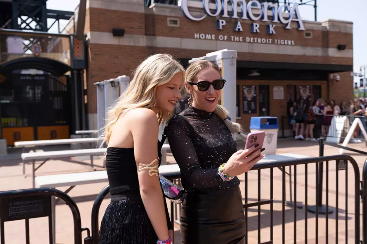 Image: Taylor Swift's Eras tour brings thousands of fans to Detroit — including Flavor Flav