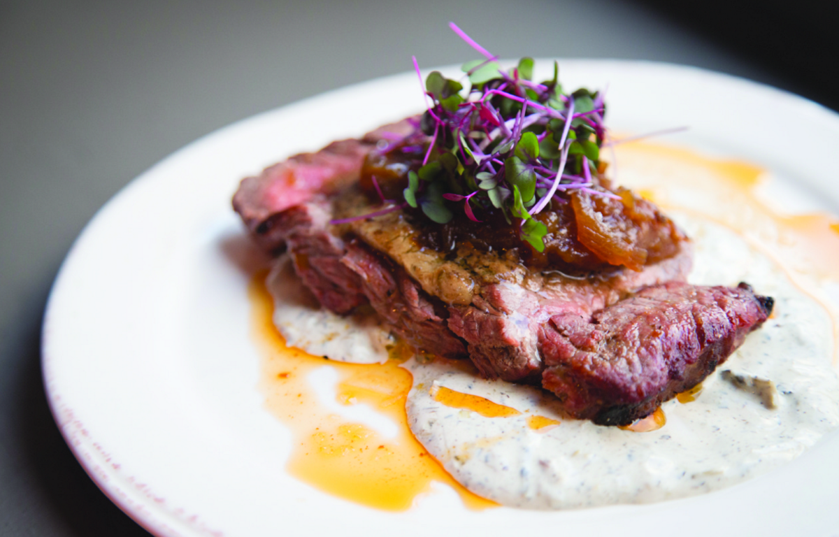 Image: Flank steak at Lucy & the Wolf