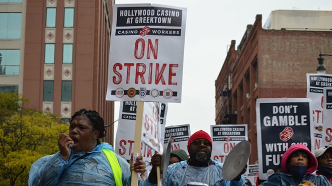 March for Workers’ Rights and Economic Justice in Detroit on Oct. 19, 2023.