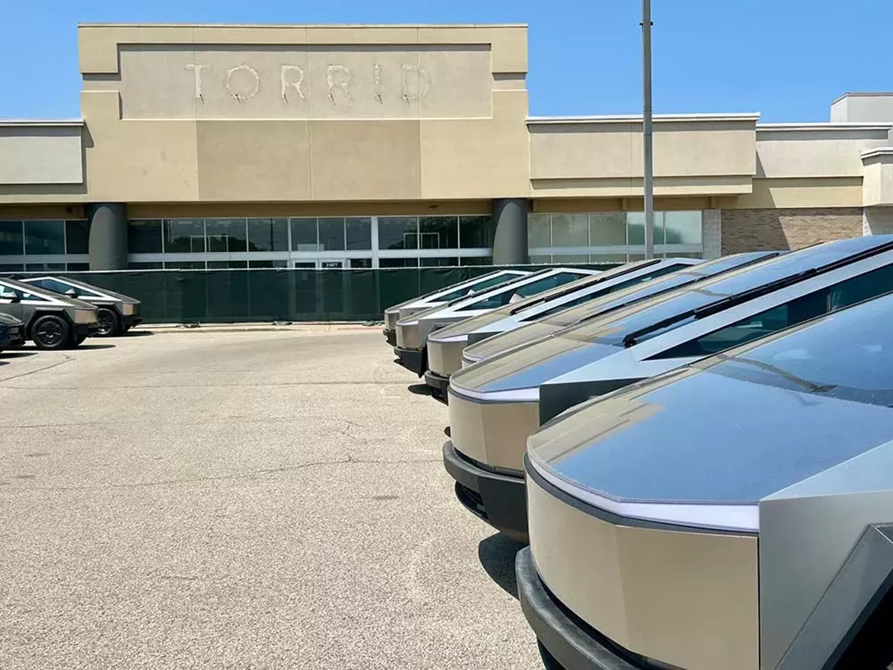 Image: Tesla dumping ground piles up in former Marvin’s Marvelous Mechanical Museum parking lot