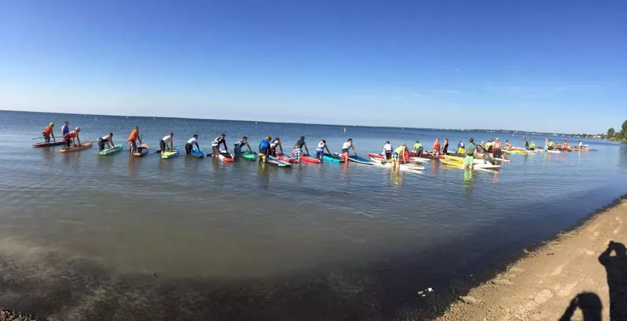 Great Lakes Surf Shop23517 Nine Mack Dr., St. Clair Shores; 586-359-6951; greatlakessurf.comIn addition to rentals, Great Lakes Surf Shop offers wetsuits, paddleboards, accessories, and anything else you may need for a summer of fun in the water. The shop also participates in races for people looking for a little competition with their paddleboarding. Photo via Great Lake Surf Shop / Facebook 