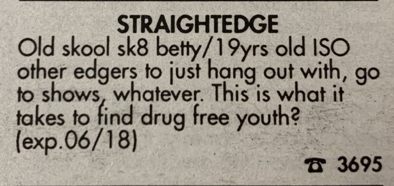 The 20 best personal ads from Metro Times' classifieds in the '90s