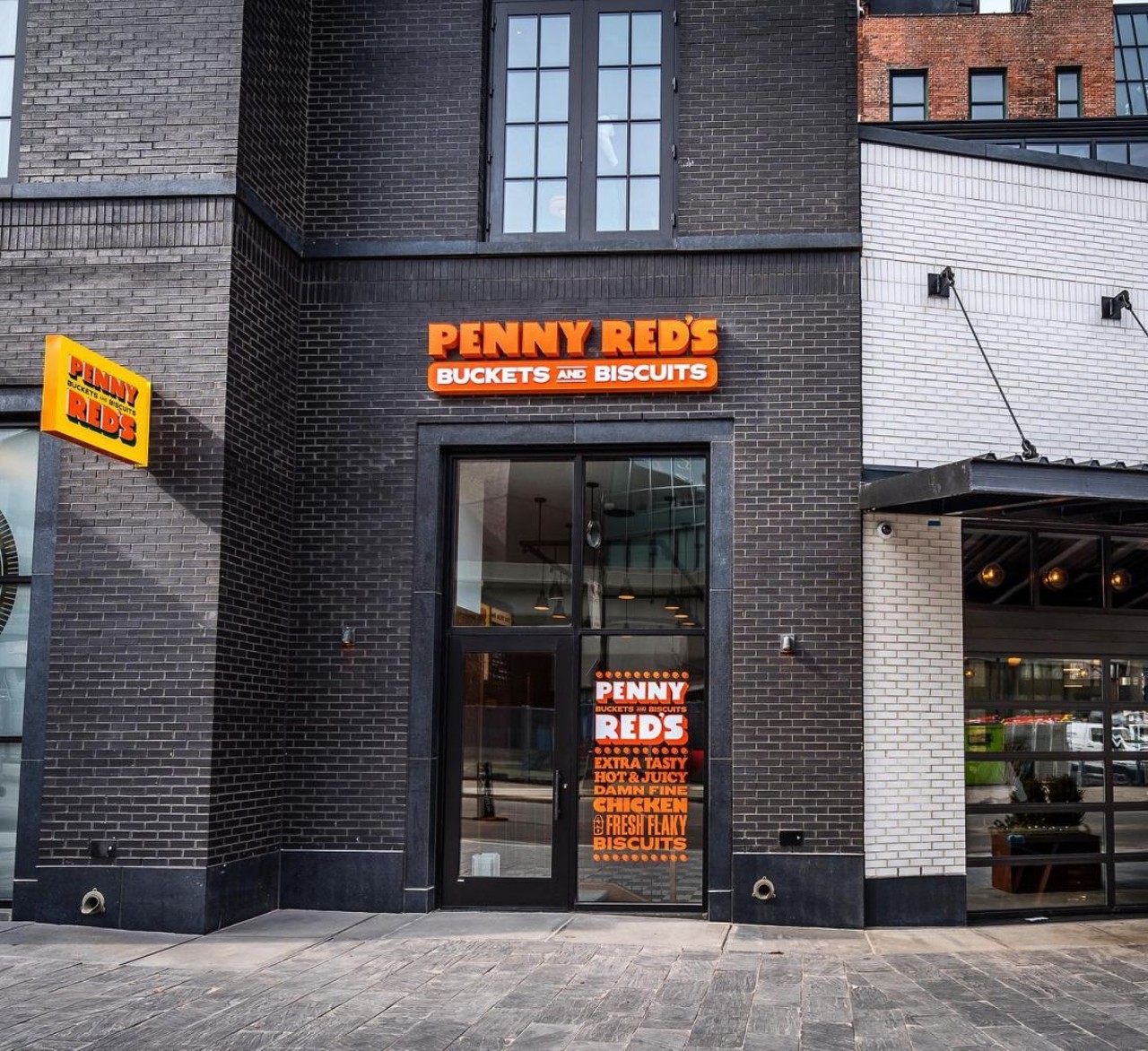 Penny Red&#146;s
1400 Woodward Ave., Detroit
Located in the Shinola Hotel, this fried chicken restaurant and beer hall serves buckets of chicken, biscuits, several sides, and chicken sandwiches. 
Photo via  Eat Penny Reds / Facebook 