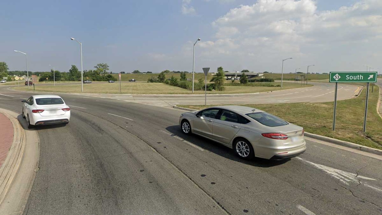 4. 18 1/2 Mile Road @ Van Dyke Avenue, Sterling Heights 
135 total crashes, 9 injuries (roundabout)
Total crashes in 2023 are down 41% from 229 in 2019, when this crossroad was No. 1 on the list of Michigan’s Top 20 Most Dangerous Intersections.