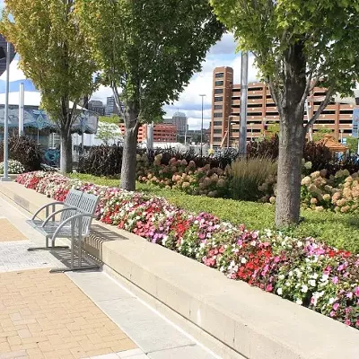 Detroit Riverwalk detroitriverfront.org If you&#146;re thinking about making your next Insta update a snapshot of nature, we&#146;ve got you. The Riverwalk is full of overlooked parks and gardens. Take some time to go down there and explore the area. You might just find your new favorite spot &#151; and get a couple of likes along the way! Photo via Facebook/Detroit Riverfront