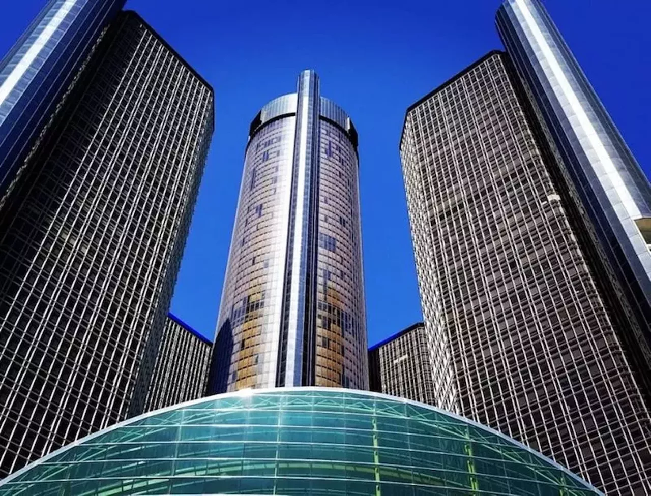 GM Renaissance Center gmrencen.com Visit Michigan's tallest building! With over 44,000 square feet, there&#146;s so much to see. Bring your fancy professional camera to take snapshots of the skyline outside and the modernist architecture inside; or make your visit into a dream Instagram story by getting a hotel room with friends, champagne, and a polaroid camera. Photo via Detroit Marriott at the Renaissance Center / Facebook