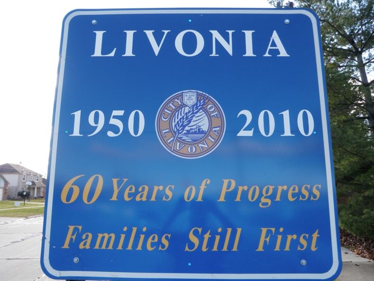 5: Livonia: People Come First
Although the motto appears, inexplicably, as &#147;Families Come First&#148; at least some of the time on the Livonia website. And if it were anyplace but Livonia, it wouldn't prompt the question: What kind of people come first?