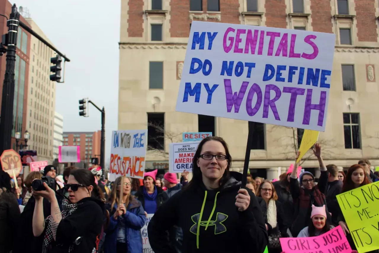 "My genitals do not define my worth" Photo by Julia Pickett