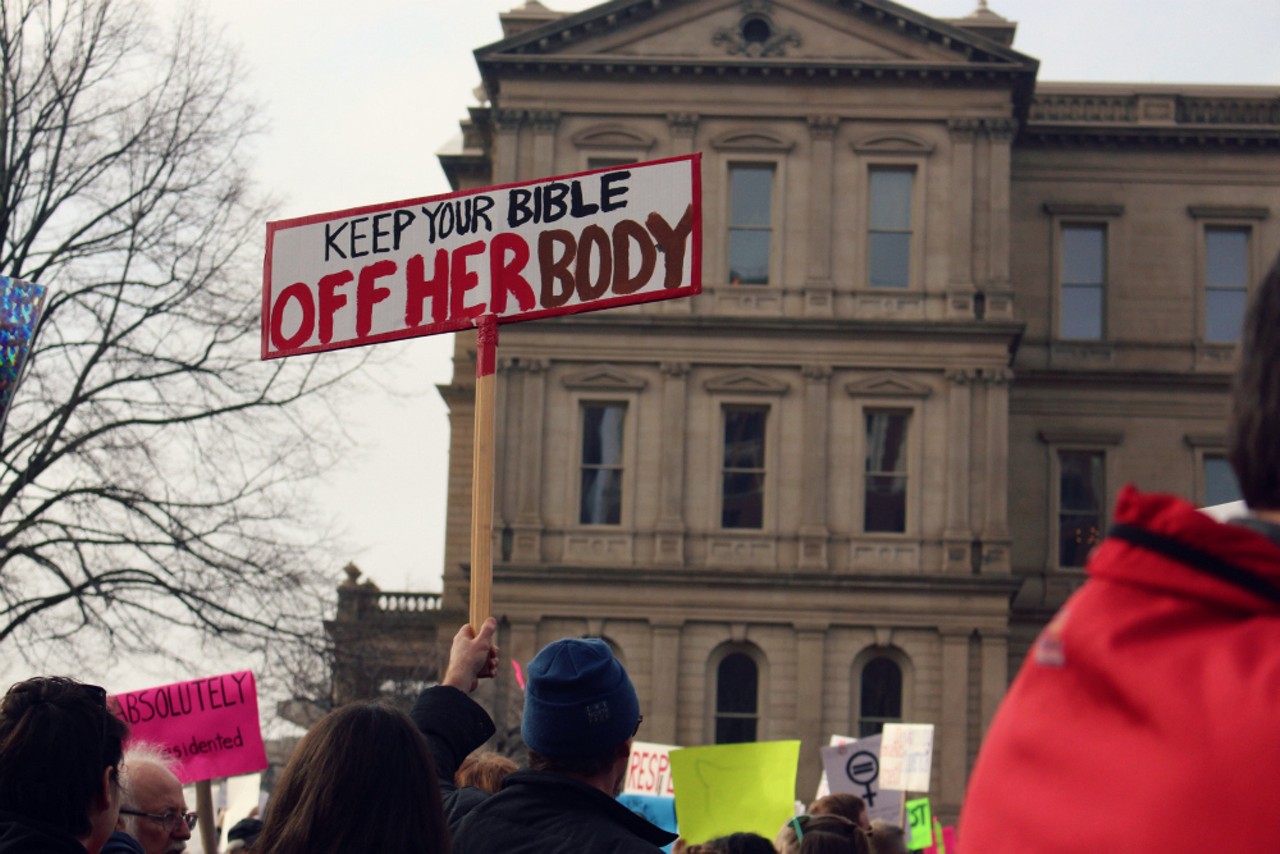 "Keep your bible off her body"
Photo by Julia Pickett