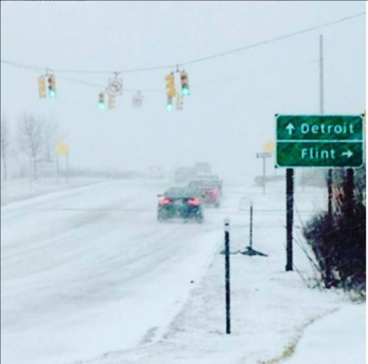 It&#146;s just snow! Learn how to drive, people!
Photo courtesy of @doubler39