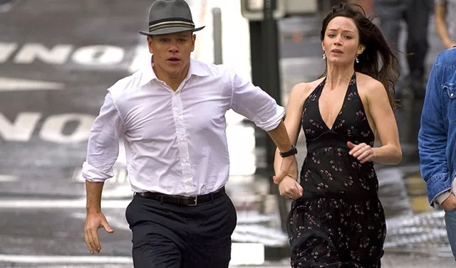 The Adjustment Bureau: "Let's get outta here before we overstay our welcome!"