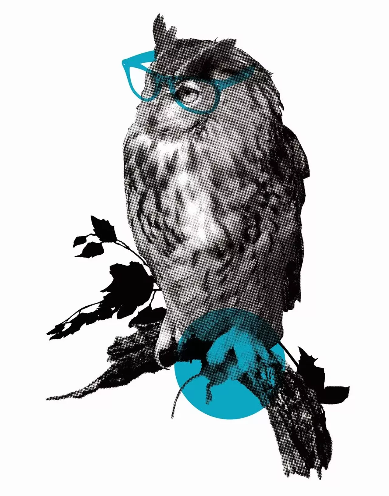 Hipster Owl by Sarah Zagcki click here to read the studio visit