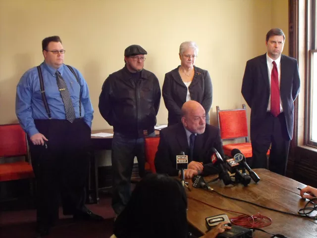 The Aytes family and its lawyers.