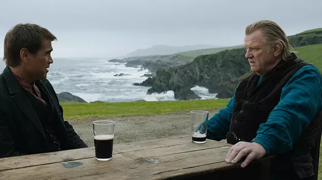 Colin Farrell and Brendan Gleeson in The Banshees of Inisherin.