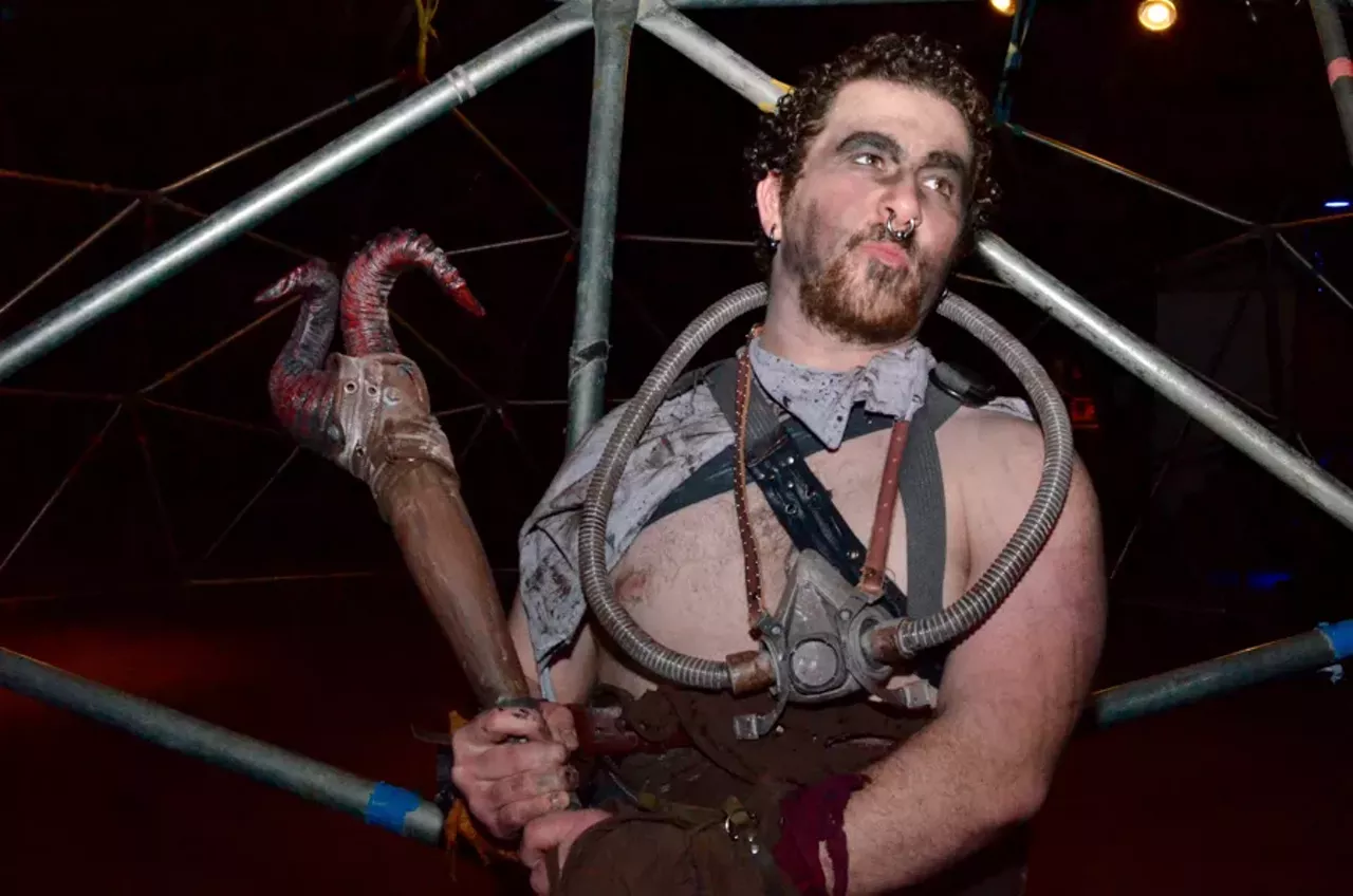Image: The best Mad Max cosplay we saw at Dropzone: Fury Road to Thunderdome
