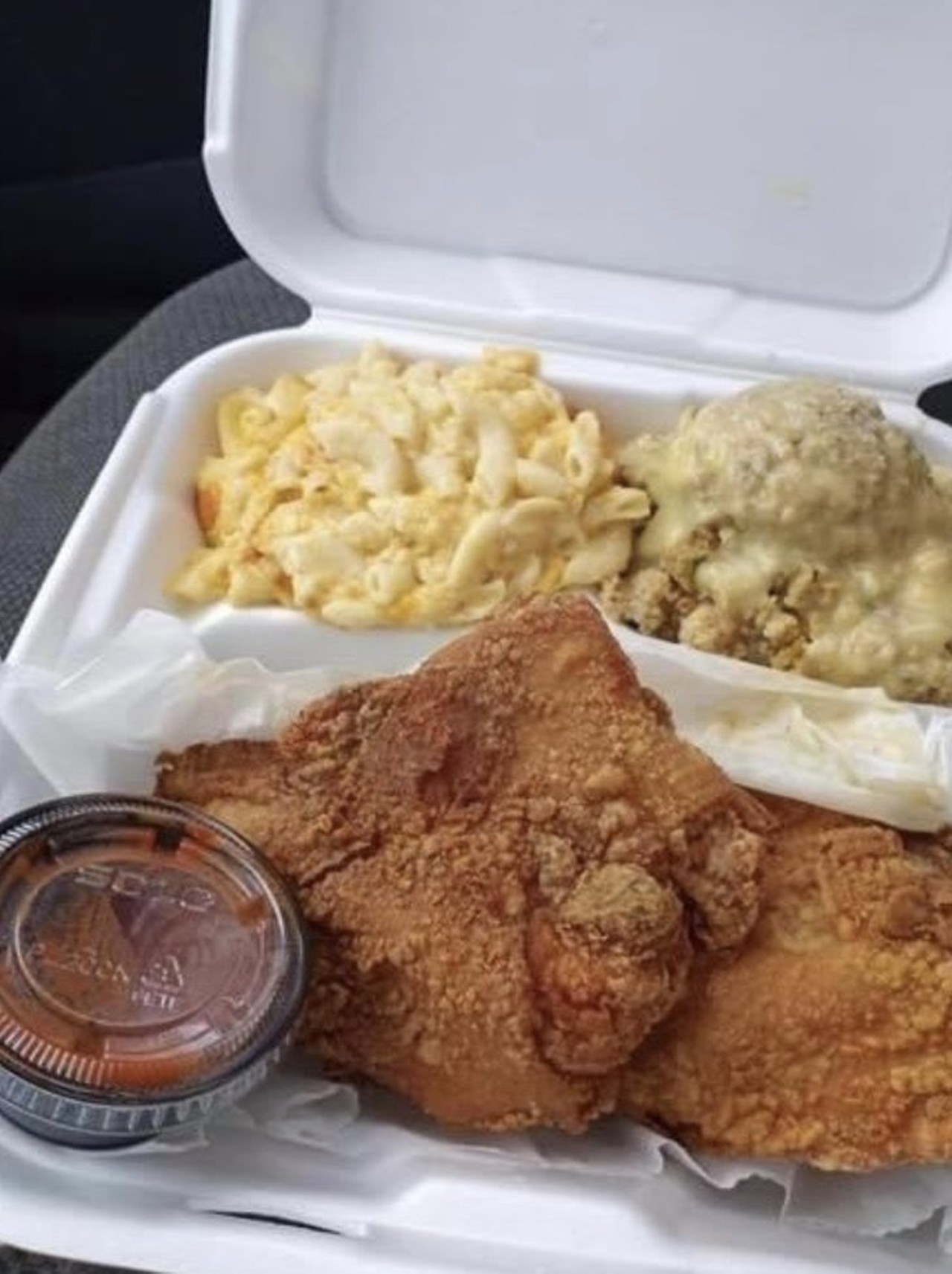 Moore Soulfood
3005 S. Fort St., Detroit; 313-406-9475
&#147;I demolished the catfish,Mac & cheese and greens. So flavorful and the catfish was fried to perfection.
The staff was friendly. I called in my order and it was ready within 15 minutes.&#148; - C R.
Photo via Google Maps
