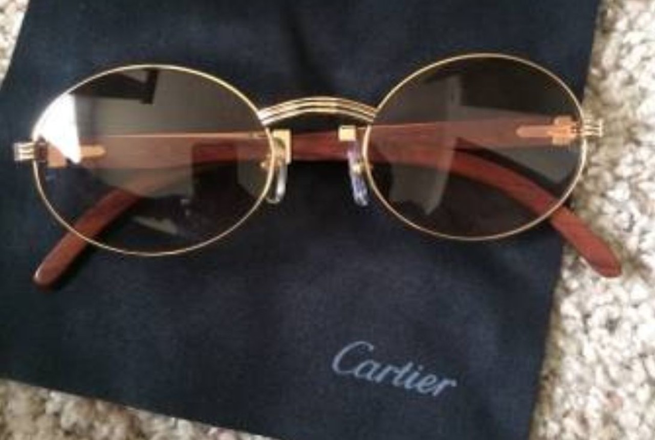 Cartier Buffs ($150)
Not white rims, but still have clout. 
Photo via  Dre / Craigslist