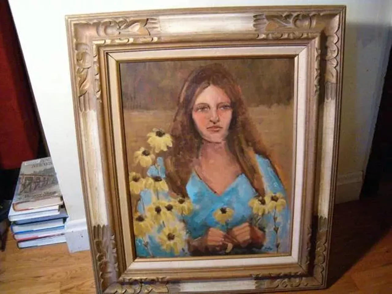 Oil Painting of Young Lady ($45) A Portrait of a Young Artist. Photo via Craigslist