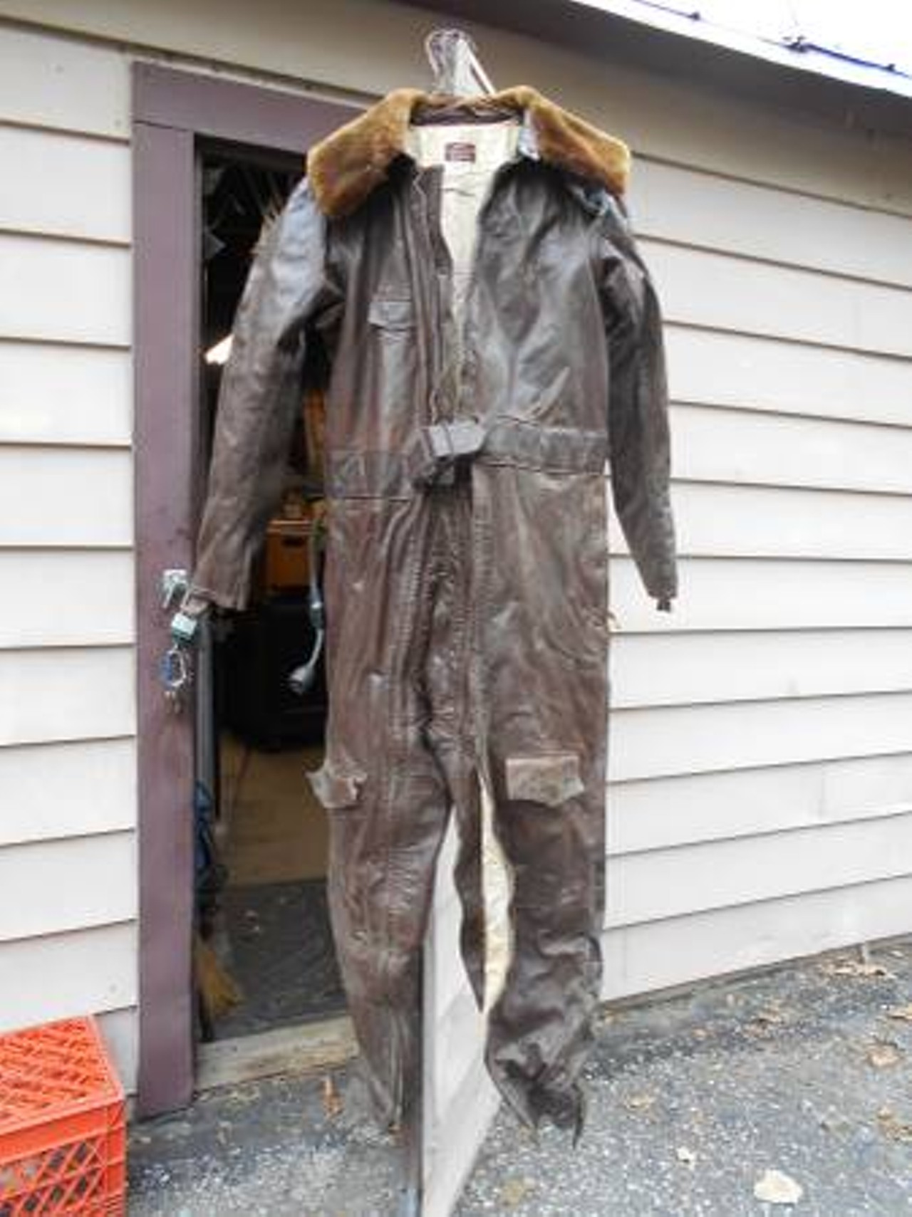 Used leather bombersuit ($500)
One man&#146;s trash is another man&#146;s $500 treasure.
Photo via  Craigslist