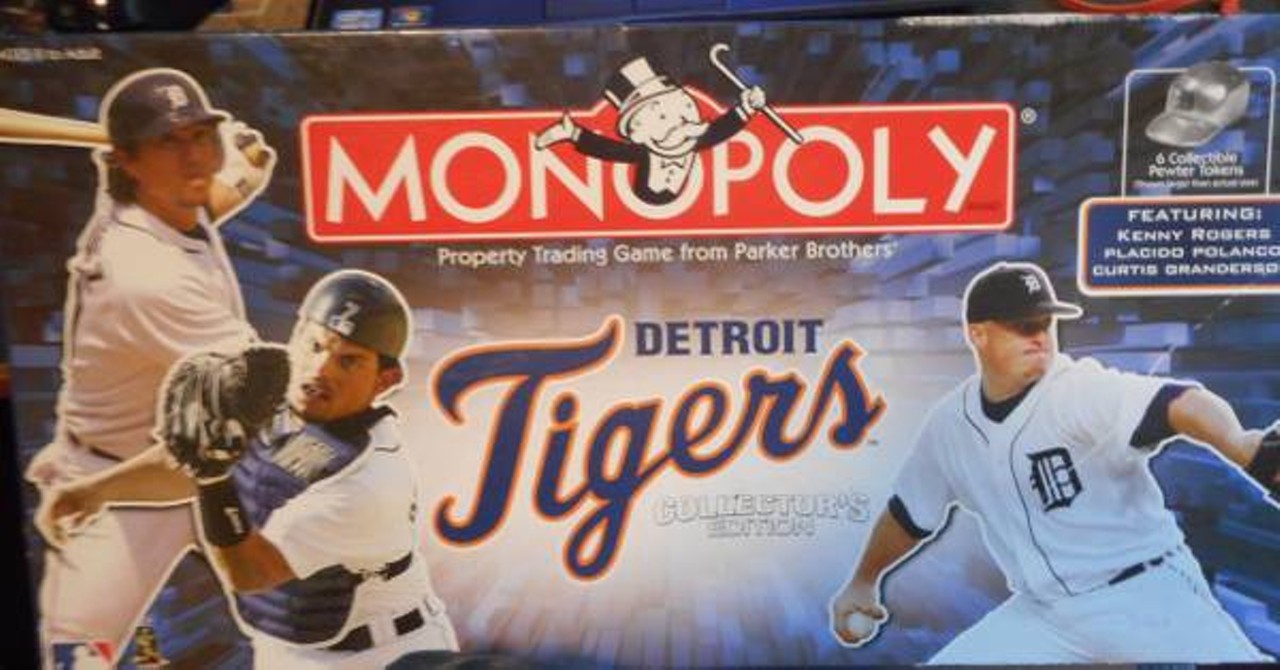Detroit Tigers Monopoly ($20)
Maybe Justin Verlander can help you be the next billionaire.
Photo via  Craigslist