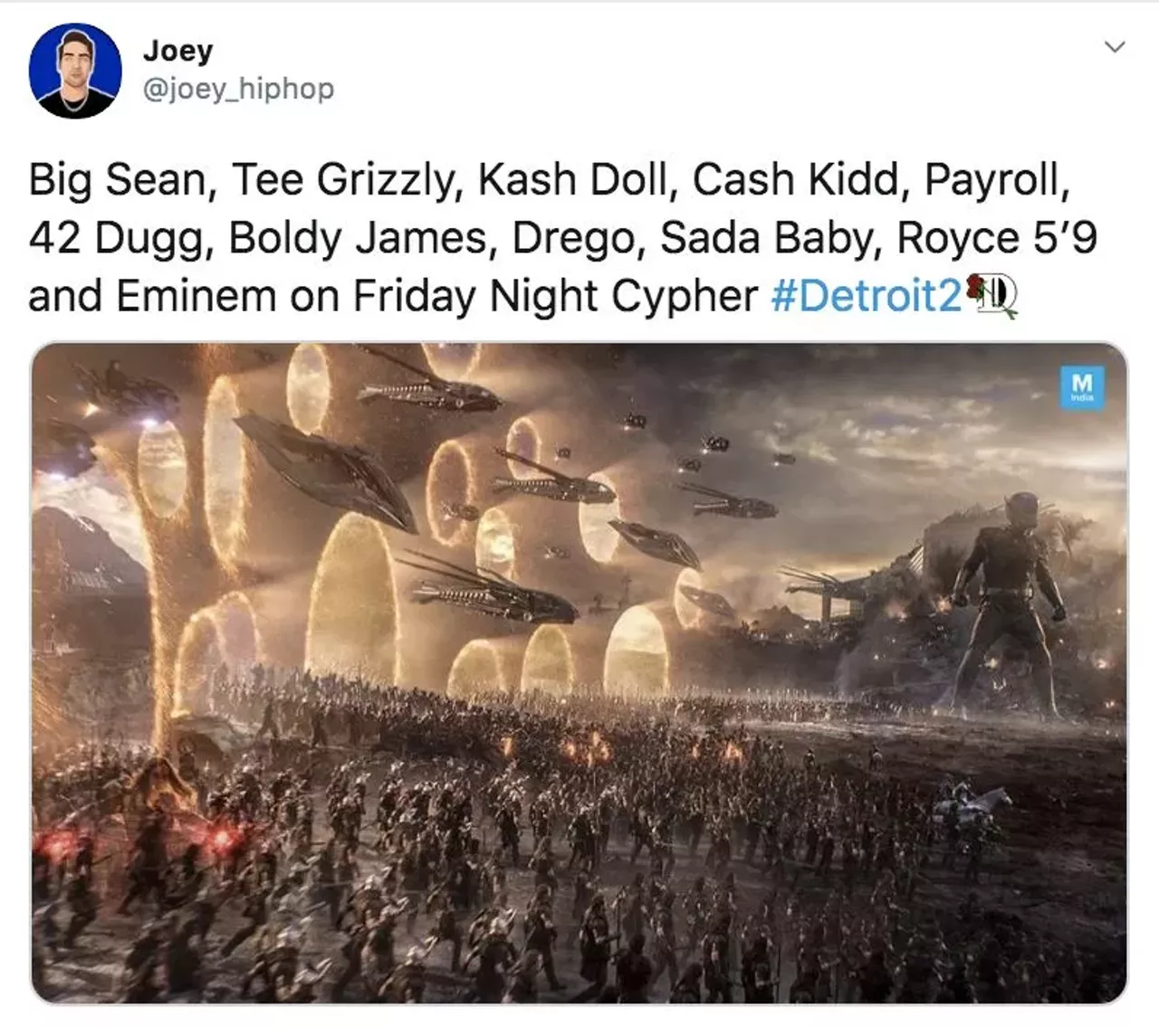 Image: The best Twitter reactions to Big Sean's rapper-packed 'Friday Night Cypher' from 'Detroit 2'