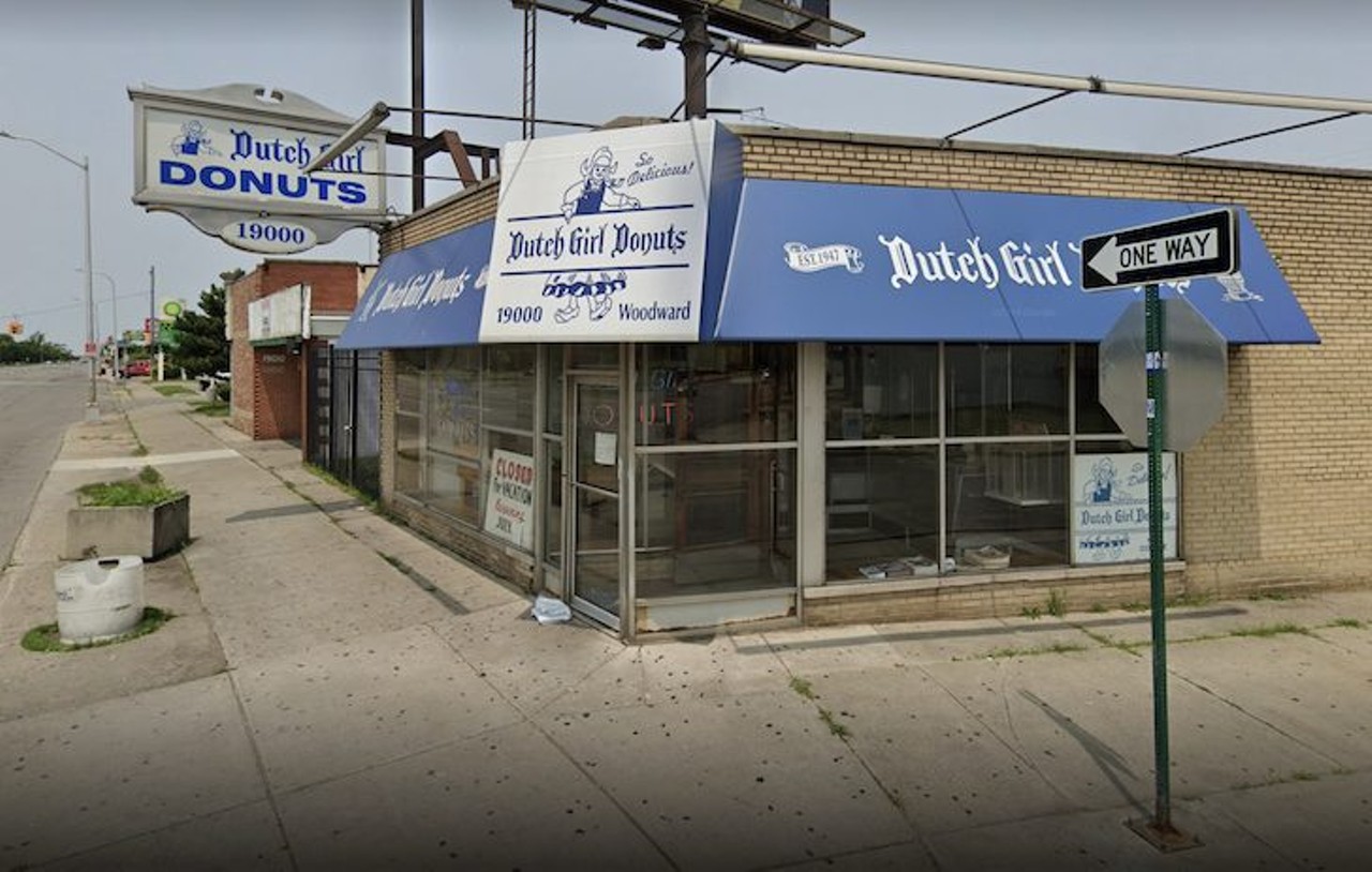 Dutch Girl Donuts
19000 Woodward Ave., Detroit
Dutch Girl Donuts is a Detroit staple for all things glazed. The doughnut shop temporarily shuttered in September, but the death of the shop&#146;s longtime owner later that months put the future of the business in jeapordy. .
Photo via Google Maps