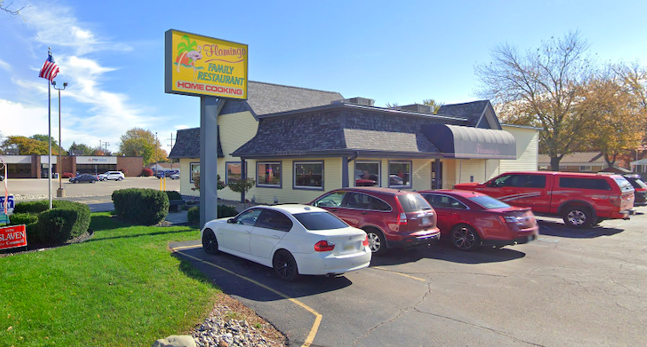 Flamingo Family Restaurant
22201 Ecorse Rd., Taylor; 313-295-1203
Family is a part of the name because it’s exactly how you’ll feel when you visit this Taylor diner. Flamingo serves homemade favorites like chicken and dumplings and breaded pork chops.