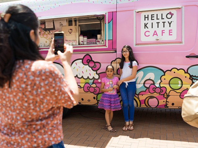 The Hello Kitty Cafe truck is a roving shrine to everyone's favorite Japanese cat.