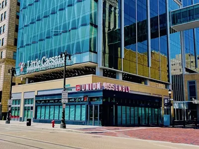 Union Assembly 2131 Woodward Ave., Detroit; 248-795-2483; unionassembly.com Union Assembly is the latest outpost from Union Joints, the restaurant group behind popular eateries such as Vinsetta Garage (Royal Oak), Union Woodshop (Clarkston), and Gran Castor (Troy). The 500-seat, 14,800 square-foot restaurant with a three-season indoor/outdoor terrace occupies the first and second floors of the Little Caesars corporate headquarters. Photo courtesy of Union Assembly