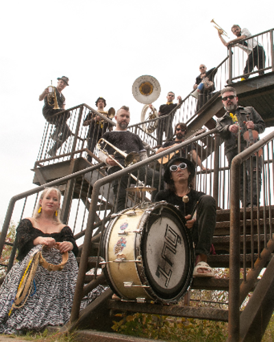 Image: The Lemon Bucket Orkestra, Detroit Party Marching Band