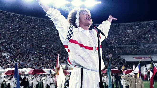 Naomi Ackie as Whitney Houston in I Wanna Dance With Somebody.