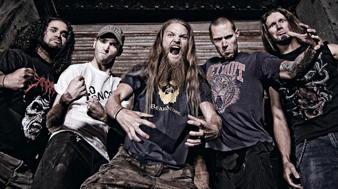 Battlecross, pictured here in full-on metal mode.