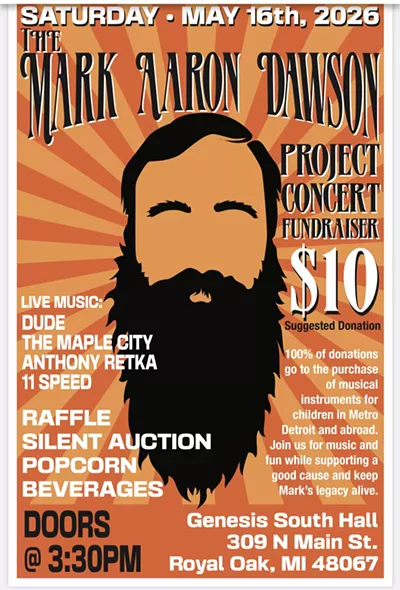 Image: The Mark Aaron Dawson Project fundraiser concert