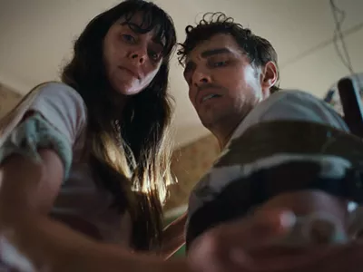 Real-life married couple Alison Brie Dave Franco star in Together.
