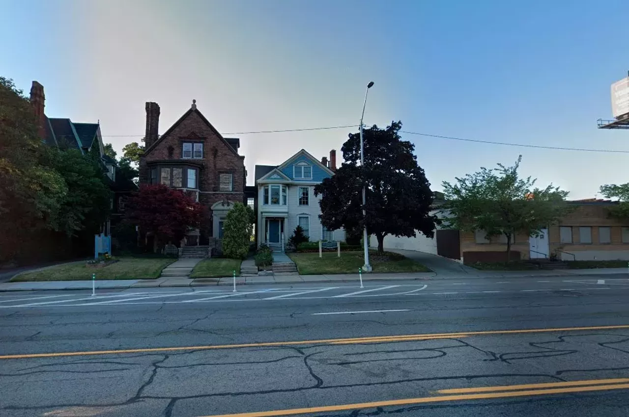 Oldest documented building: Charles C. Trowbridge House (c. 1826) Located at 1380 East Jefferson Ave., this house was originally built on what was then farmland &#151; far from the heart of Detroit. At some point it was updated with Victorian elements, and today it houses multiple businesses, including the Trowbridge Law Firm. Photo via Google Maps