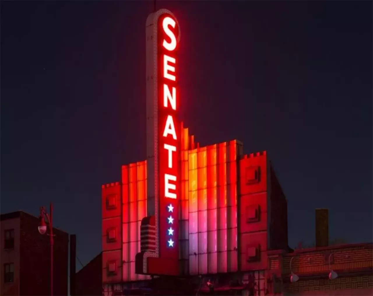 Oldest theater: Senate Theater (1926) Detroit once had dozens of movie theaters, but today it only has a handful of small art-house theaters (though Big Sean is working to change that with a new movieplex planned for Midtown). As far as we can tell, the Senate Theater, with its Mighty Wurlitzer organ, is the oldest still operating in the city. After closing and reopening in fits and starts through the ages, it now hosts classic movies and the occasional concert. Photo courtesy of the Detroit Theater Organ Society